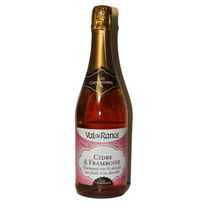 Французский розовый сидр с малиной Cidre rosé Framboise Val de Rance Les Cidrissimes