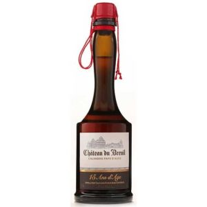 Кальвадос Chateau Du Breuil "15 y.o." mini 30 ml Шато дю Брей 15 лет мини 30 мл, Франция, купить, доставка по Украине